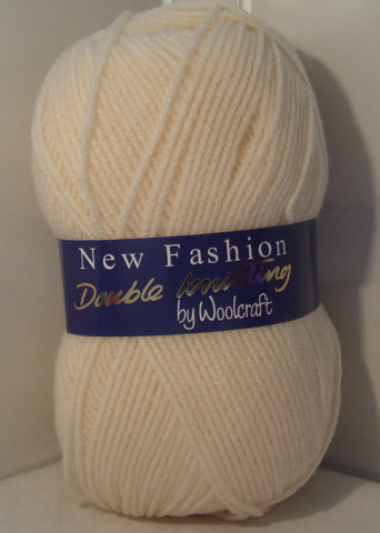 New Fashion DK Yarn 10 Pack Cream 025 - Click Image to Close